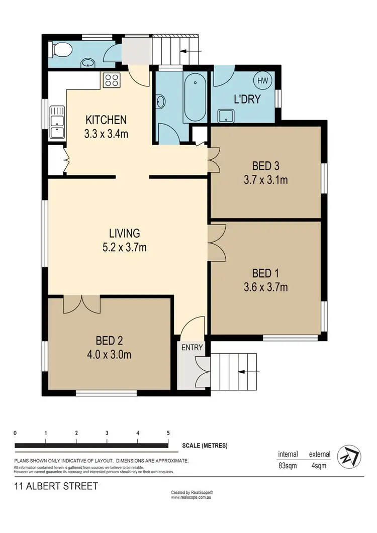 Floorplan of Homely house listing, 11 Albert St, Rocklea QLD 4106