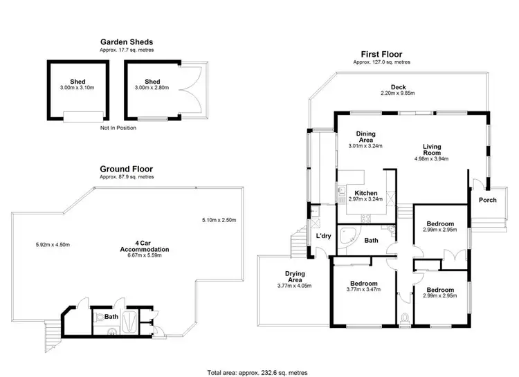 Floorplan of Homely house listing, 79 Leonarda Drive, Arana Hills QLD 4054