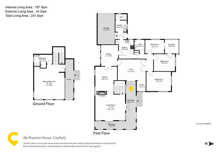 Floorplan of Homely house listing, 18C Riverton Street, Clayfield QLD 4011