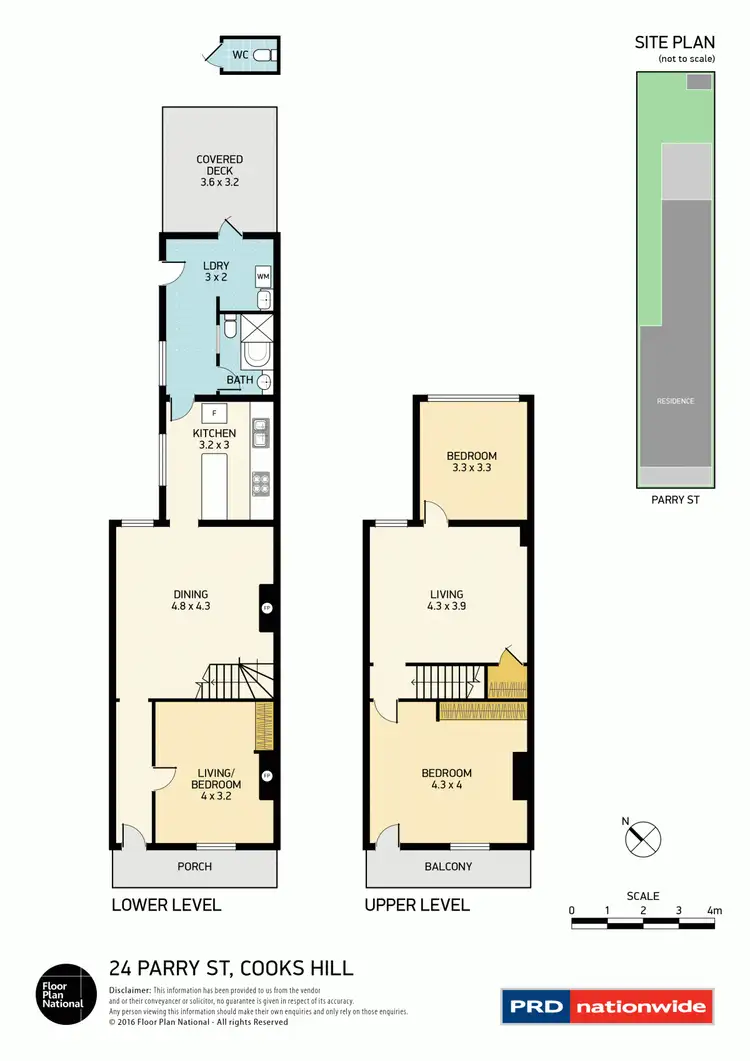 Floorplan of Homely house listing, 24 Parry Street, Cooks Hill NSW 2300