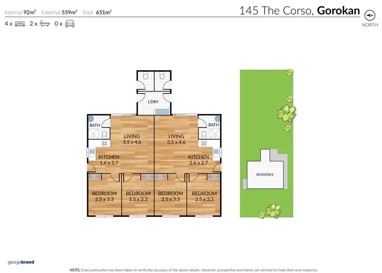 Floorplan of Homely house listing, 145 The Corso, Gorokan NSW 2263
