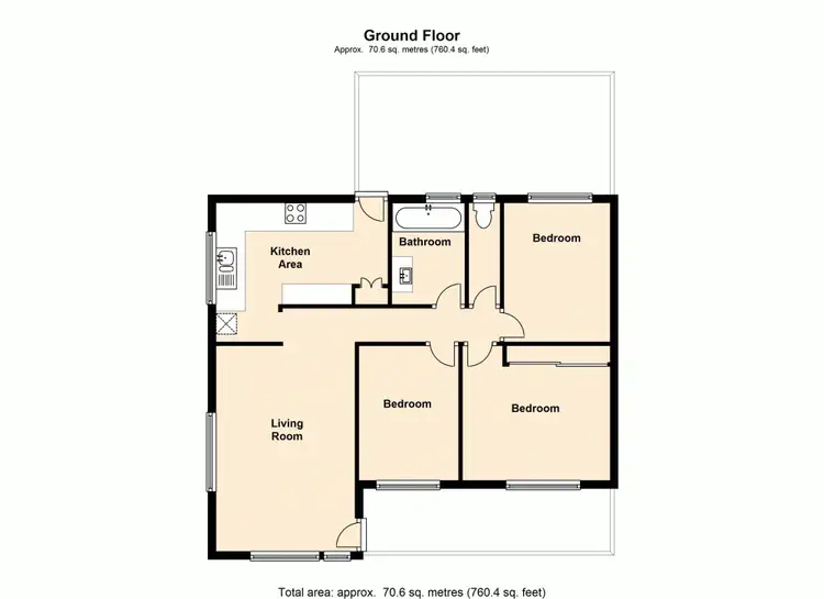 Floorplan of Homely house listing, 6 Jewelan Drive, Deception Bay QLD 4508