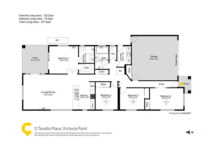 Floorplan of Homely house listing, 17 Torello Crescent, Victoria Point QLD 4165