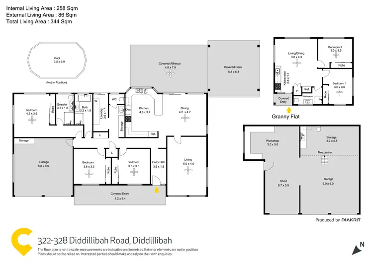 Floorplan of Homely house listing, 322 Diddillibah Road, Diddillibah QLD 4559