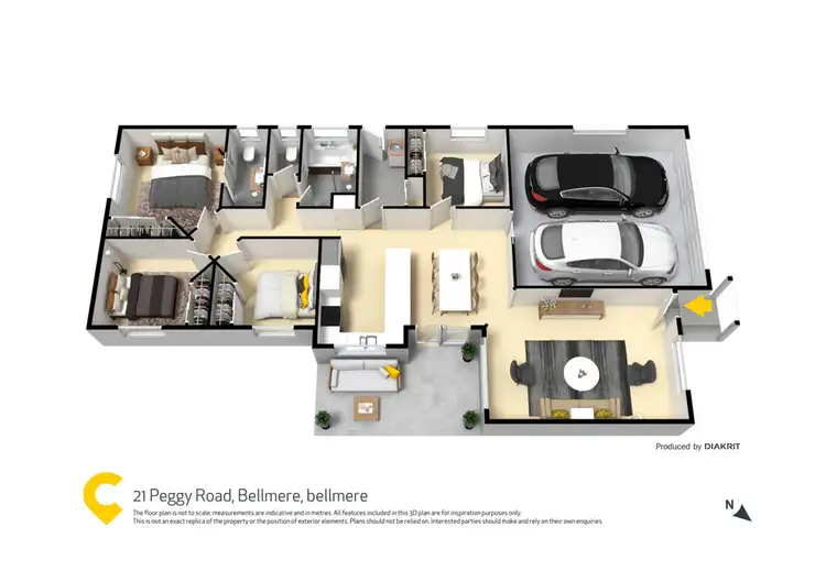 Floorplan of Homely house listing, 21 Peggy Road, Bellmere QLD 4510