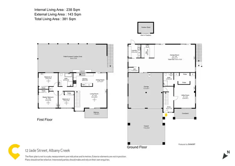 Floorplan of Homely house listing, 12 Jade Street, Albany Creek QLD 4035