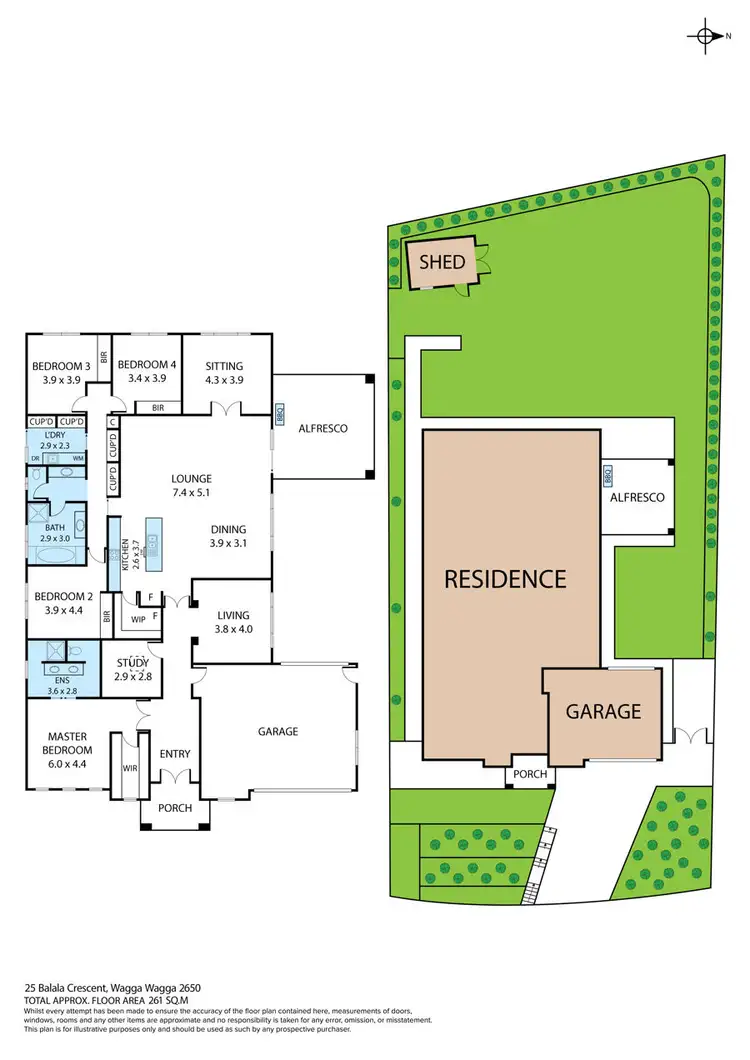 Floorplan of Homely house listing, 25 Balala Crescent, Bourkelands NSW 2650
