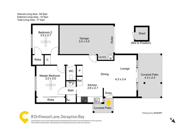 Floorplan of Homely house listing, 8 Driftwood Lane, Deception Bay QLD 4508