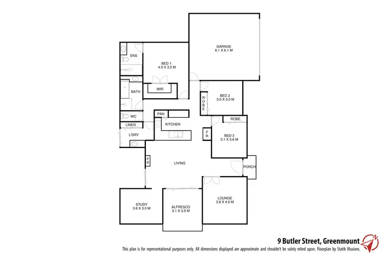 Floorplan of Homely house listing, 9 Butler Street, Greenmount QLD 4359