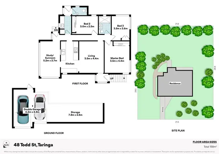 Floorplan of Homely house listing, 48 Todd Street, Taringa QLD 4068