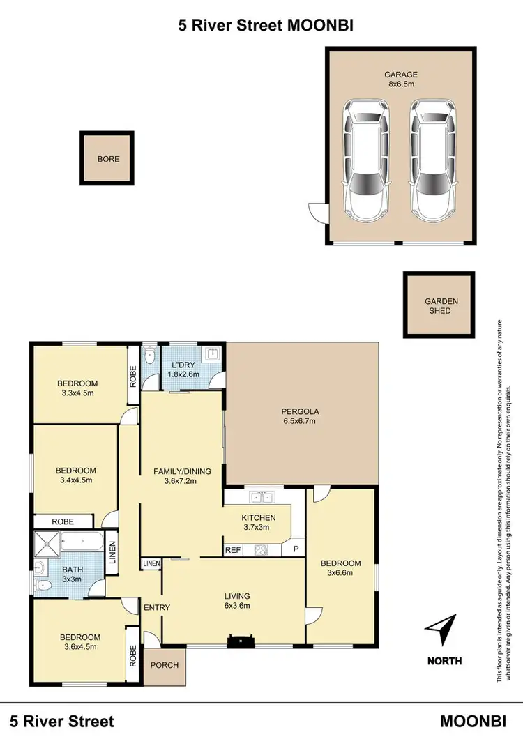Floorplan of Homely house listing, 5 River Street, Moonbi NSW 2353