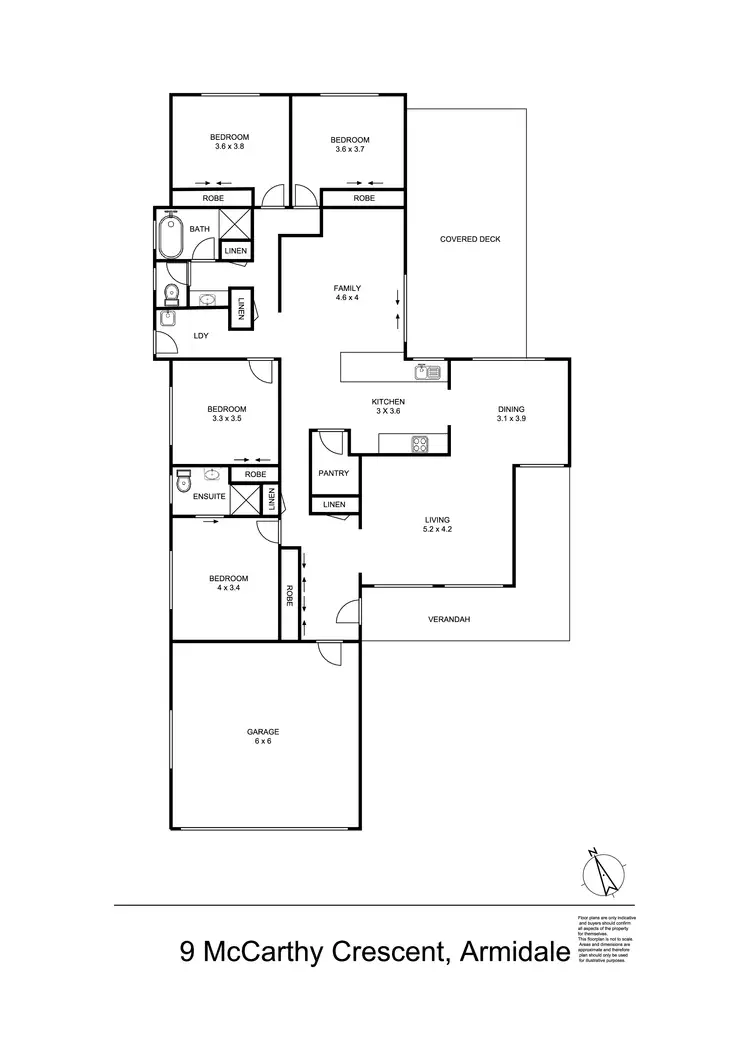 Floorplan of Homely house listing, 9 McCarthy Crescent, Armidale NSW 2350