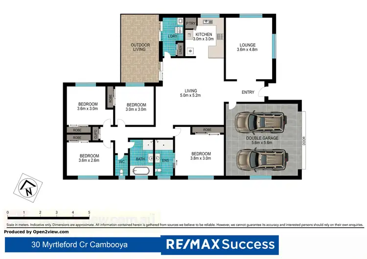 Floorplan of Homely house listing, 30 Myrtleford Crescent, Cambooya QLD 4358