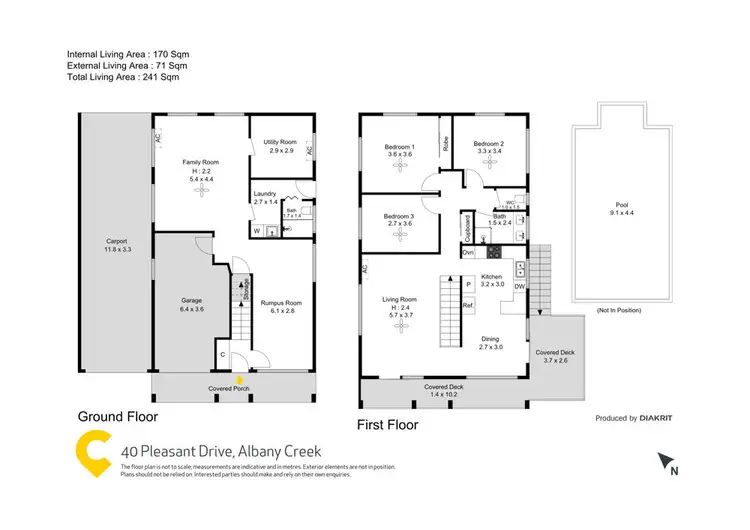 Floorplan of Homely house listing, 40 Pleasant Drive, Albany Creek QLD 4035