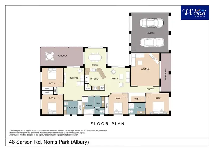 Floorplan of Homely house listing, 48 Sarson Road (Norris Park), Glenroy NSW 2640