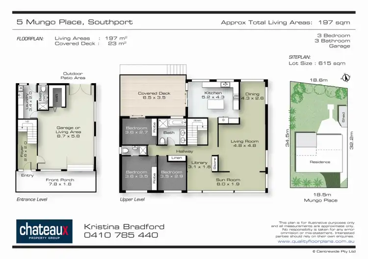 Floorplan of Homely house listing, 5 Mungo Place, Southport QLD 4215