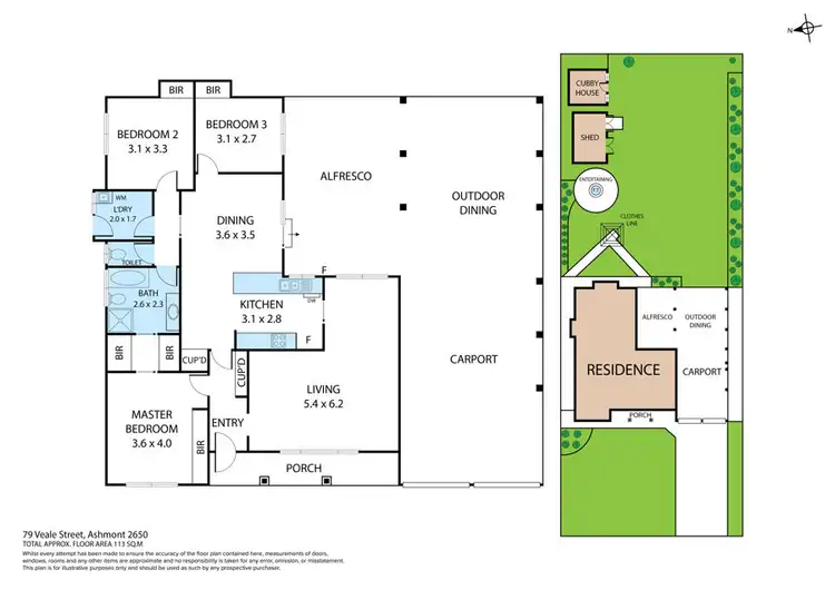 Floorplan of Homely house listing, 79 Veale Street, Ashmont NSW 2650