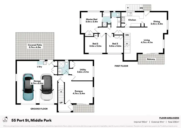 Floorplan of Homely house listing, 55 Port Street, Middle Park QLD 4074