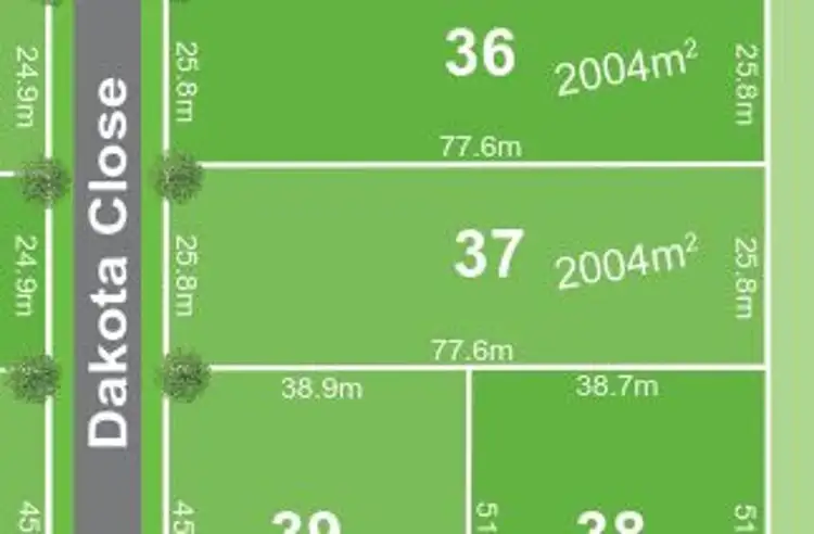 Floorplan of Homely land listing, Lot 37 Dakota Close, Booral QLD 4655