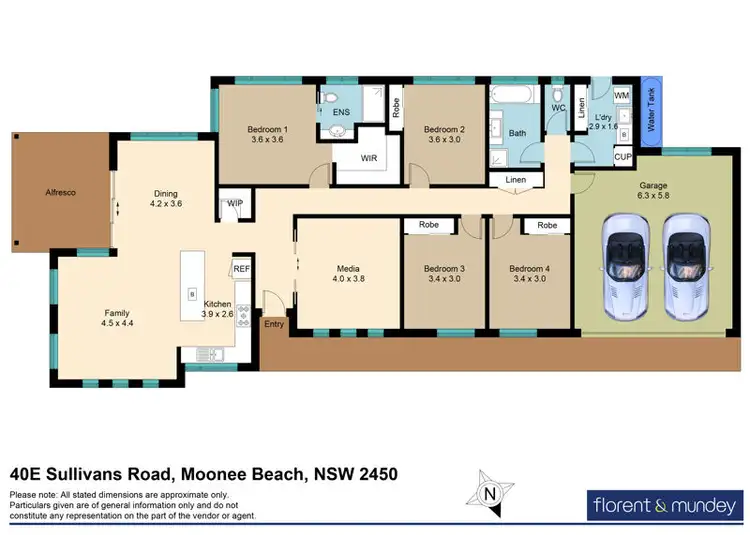 Floorplan of Homely house listing, 40E Sullivans Rd, Moonee Beach NSW 2450