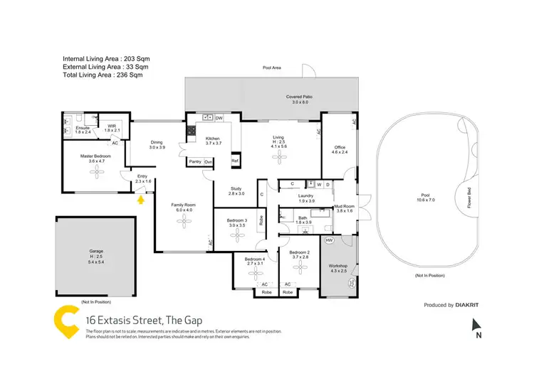 Floorplan of Homely house listing, 16 Extasis Street, The Gap QLD 4061