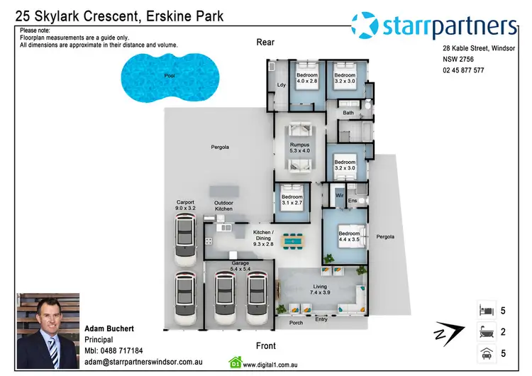 Floorplan of Homely house listing, 25 Skylark Crescent, Erskine Park NSW 2759