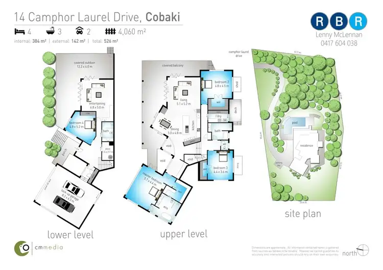 Floorplan of Homely rural property listing, 14 Camphor Laurel Road, Cobaki NSW 2486