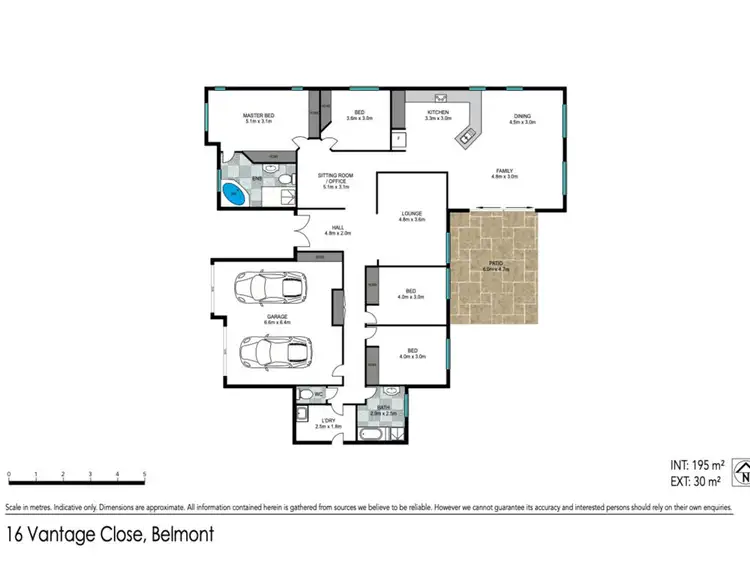 Floorplan of Homely house listing, 16 Vantage Close, Belmont QLD 4153