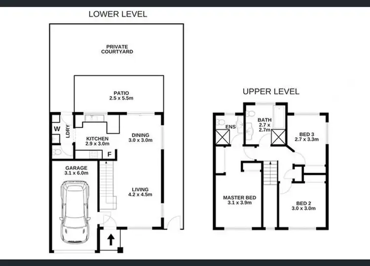 Floorplan of Homely townhouse listing, 66/62 Brandon Rd, Runcorn QLD 4113
