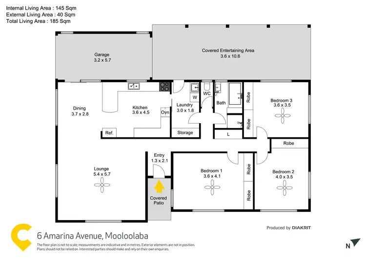Floorplan of Homely house listing, 6 Amarina Avenue, Mooloolaba QLD 4557