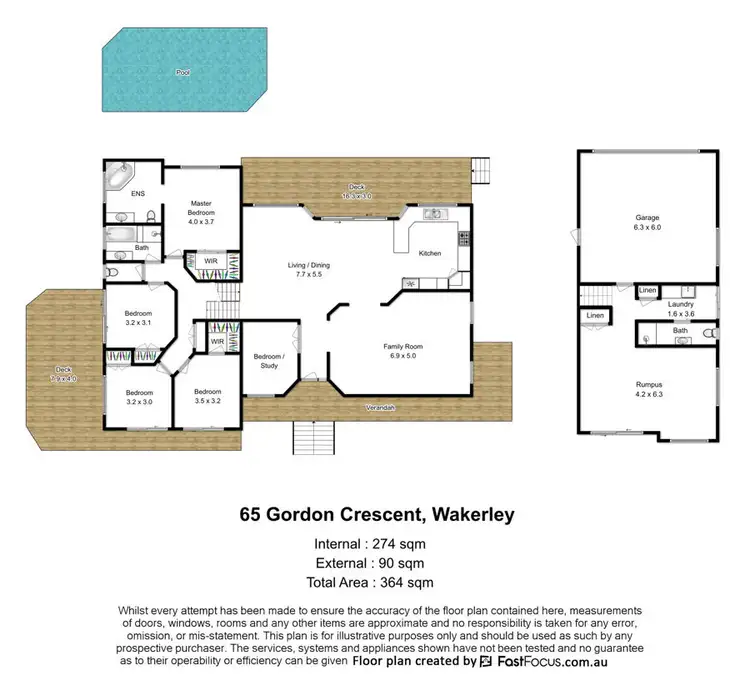 Floorplan of Homely house listing, 65 Gordon Crescent, Wakerley QLD 4154