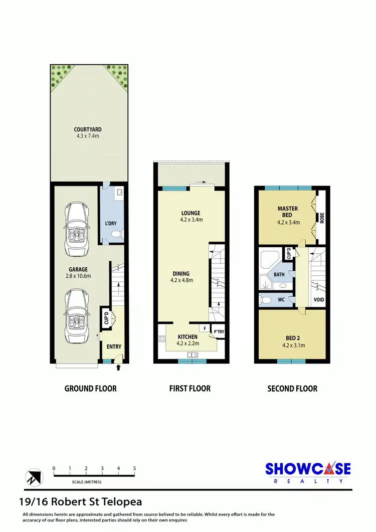 Floorplan of Homely townhouse listing, 19/16 Robert Street, Telopea NSW 2117