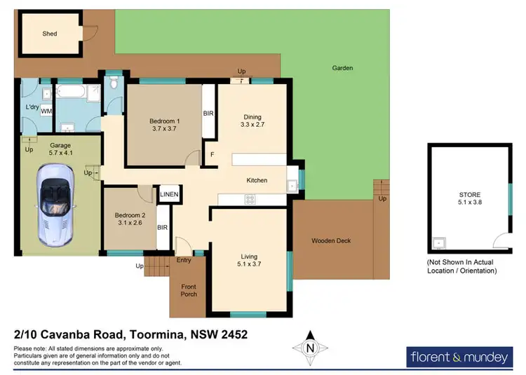 Floorplan of Homely villa listing, 2/10 Cavanba Rd, Toormina NSW 2452