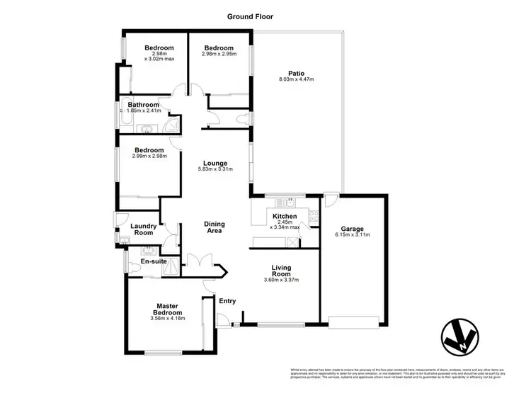 Floorplan of Homely house listing, 19 Cunningham Drive, Boronia Heights QLD 4124