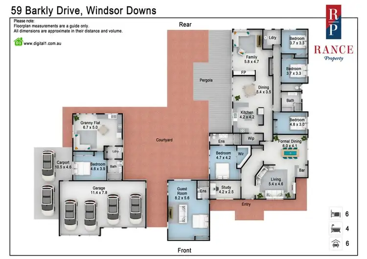 Floorplan of Homely house listing, 59 Barkly Drive, Windsor Downs NSW 2756