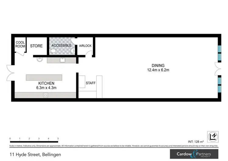 Floorplan of Homely studio listing, 111 Hyde Street, Bellingen NSW 2454