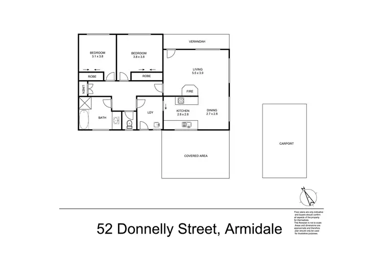 Floorplan of Homely house listing, 52 Donnelly Street, Armidale NSW 2350
