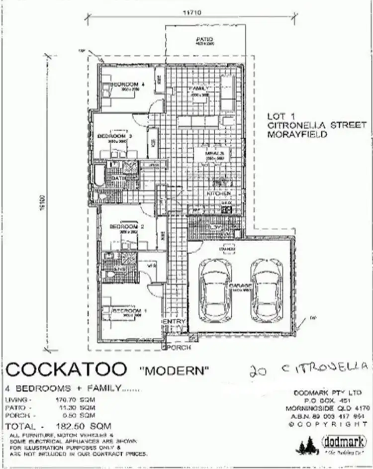 Floorplan of Homely house listing, 20 Citronella Street, Morayfield QLD 4506