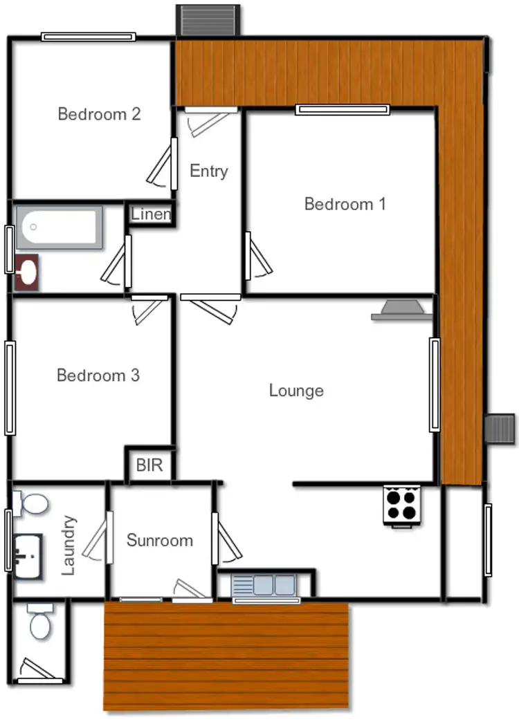 Floorplan of Homely house listing, 14 Grampian St, Yass NSW 2582