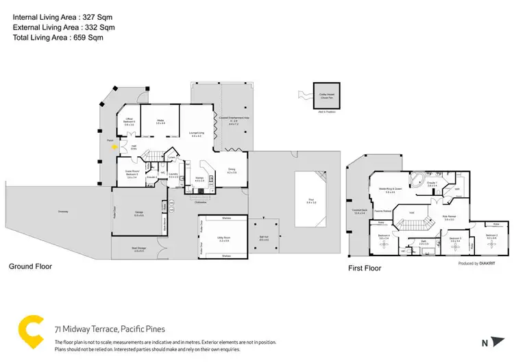 Floorplan of Homely house listing, 71 Midway Terrace, Pacific Pines QLD 4211