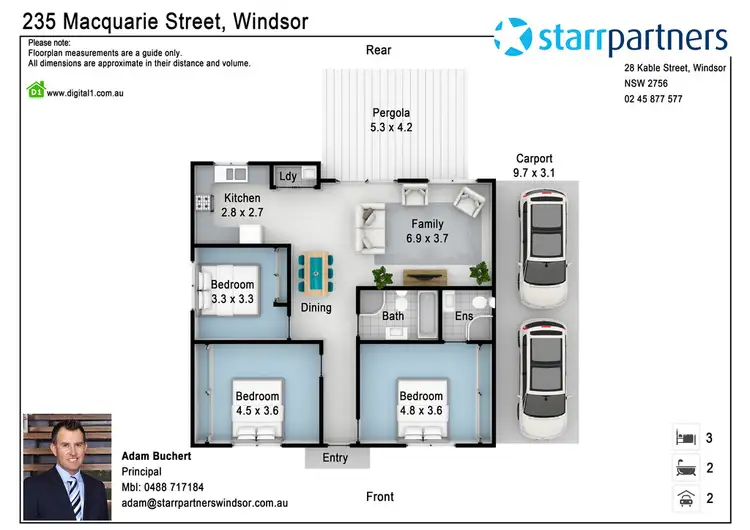 Floorplan of Homely house listing, 235 Macquarie Street, South Windsor NSW 2756