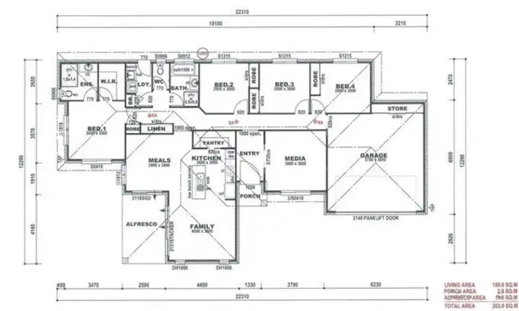 Floorplan of Homely house listing, 35 Sanctuary Drive, Cranley QLD 4350