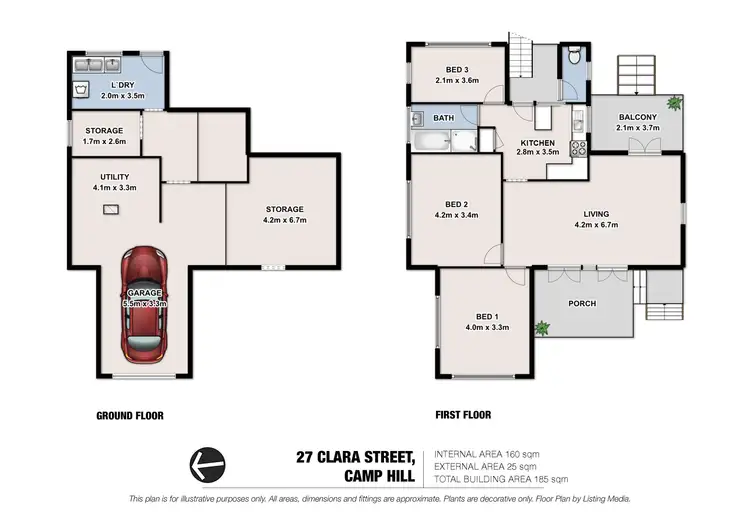 Floorplan of Homely house listing, 27 Clara Street, Camp Hill QLD 4152