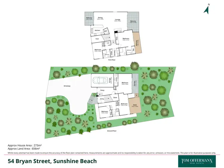 Floorplan of Homely house listing, 54 Bryan Street, Sunshine Beach QLD 4567