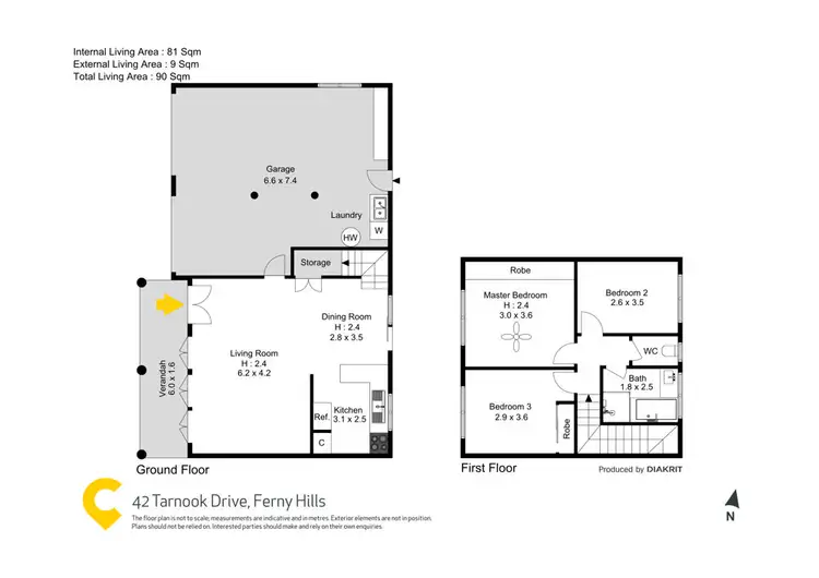 Floorplan of Homely house listing, 42 Tarnook Drive, Ferny Hills QLD 4055