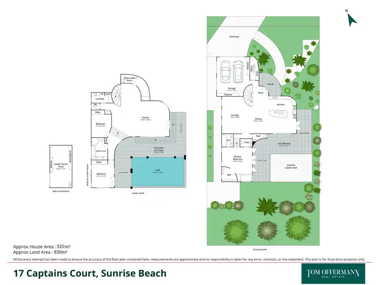 Floorplan of Homely house listing, 17 Captains Court, Sunrise Beach QLD 4567