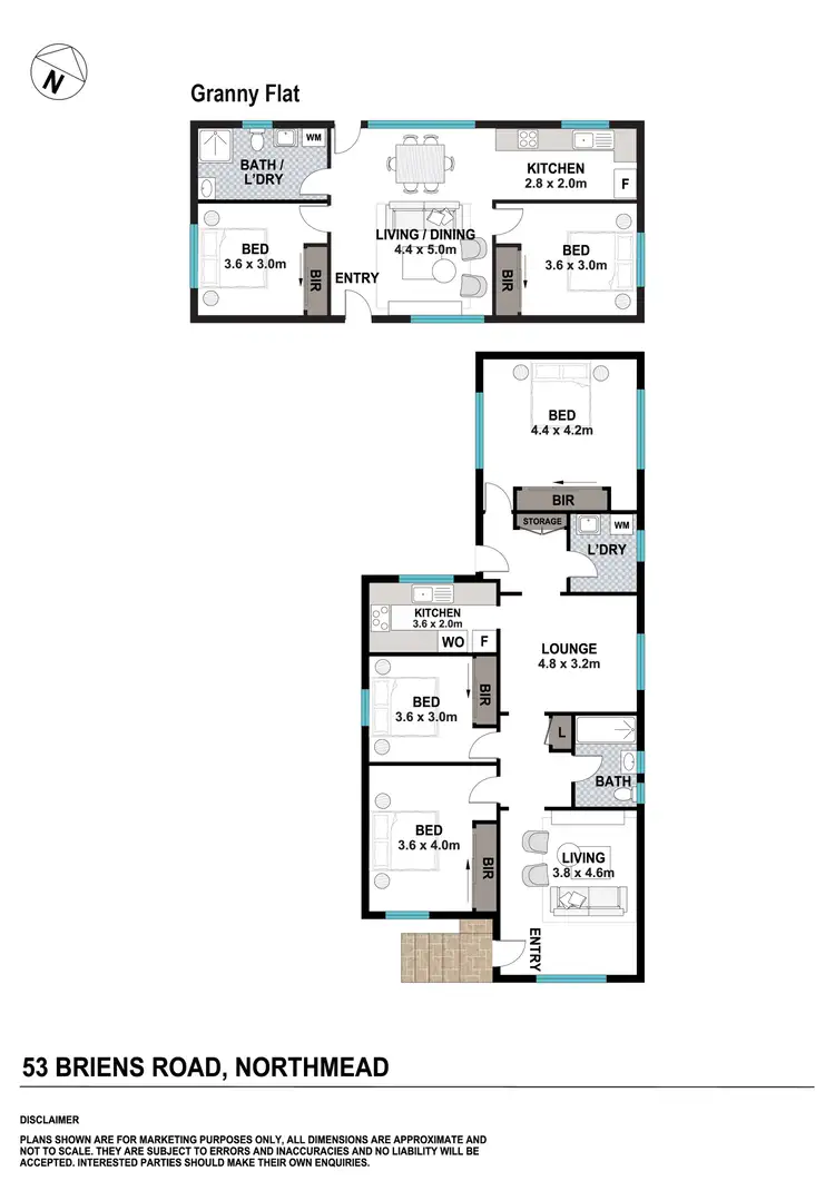 Floorplan of Homely house listing, 53 Briens road, Northmead NSW 2152