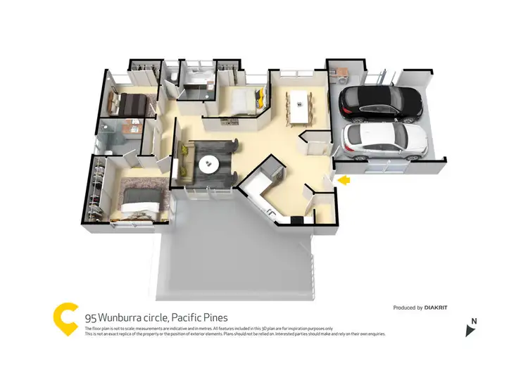 Floorplan of Homely house listing, 95 Wunburra Circle, Pacific Pines QLD 4211