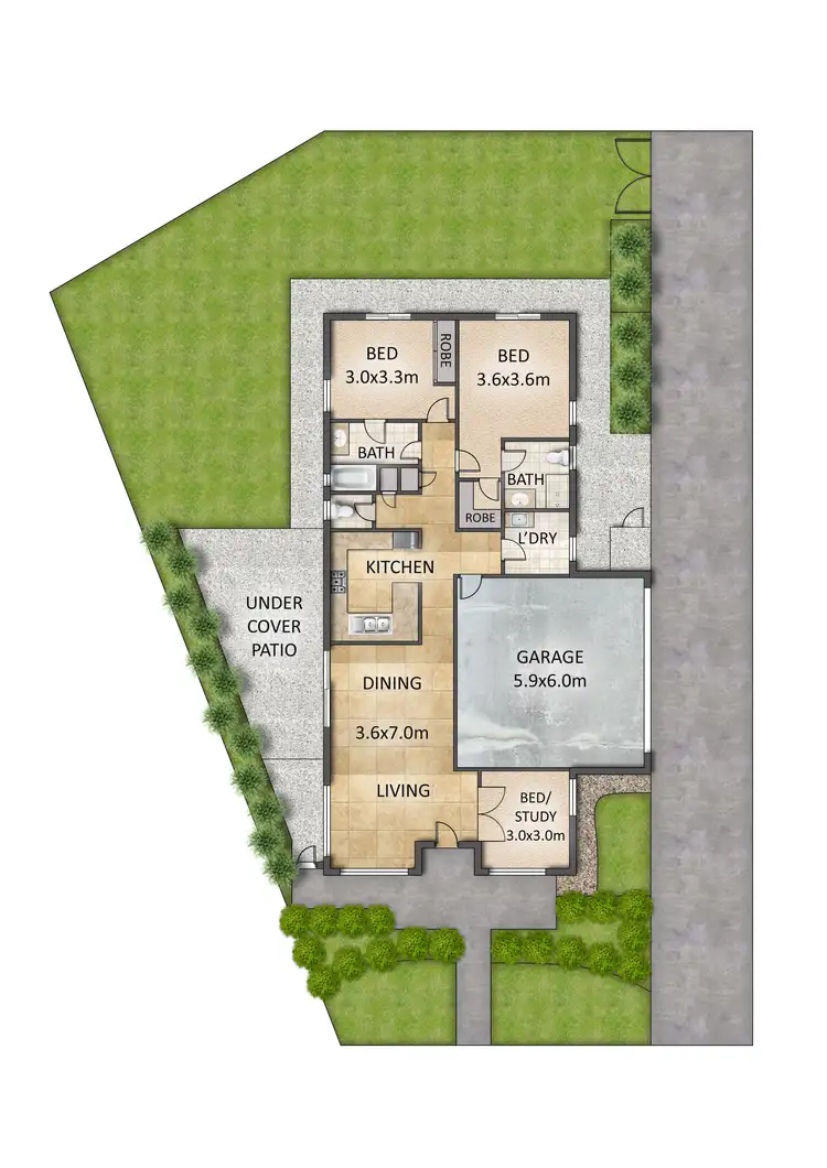 Floorplan of Homely townhouse listing, 55/110 Scrub Road, Carindale QLD 4152