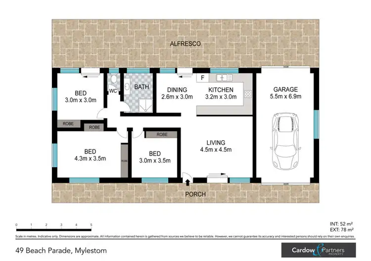 Floorplan of Homely house listing, 49 Beach Parade, Mylestom NSW 2454